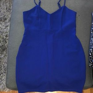 Lulus body con Royal blue dress
